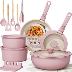 Ceramic Cookware Set Detachable Handle